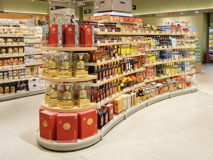 Curved Beverage Display Series for Retail Stores