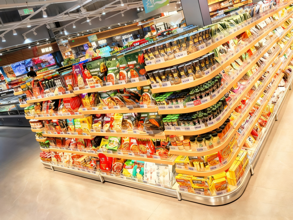 snack display shelving