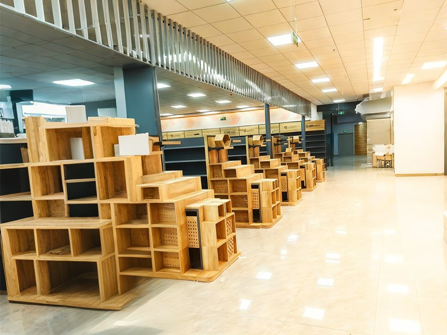 Wooden Retail Shelving System Series