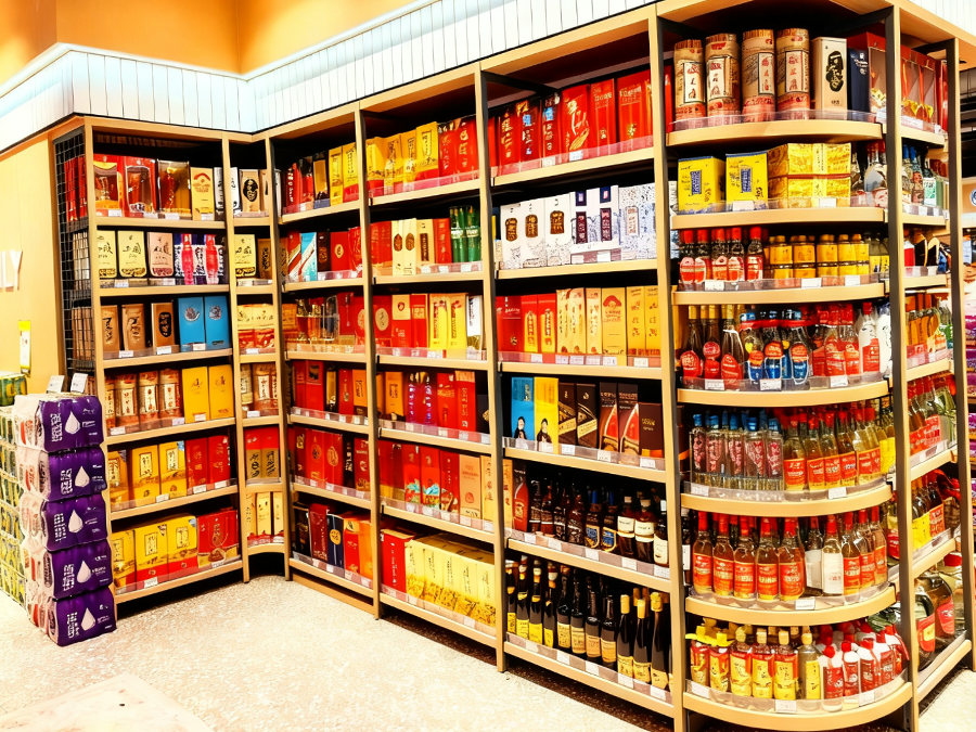 Curved Beverage Display Series for Retail Stores