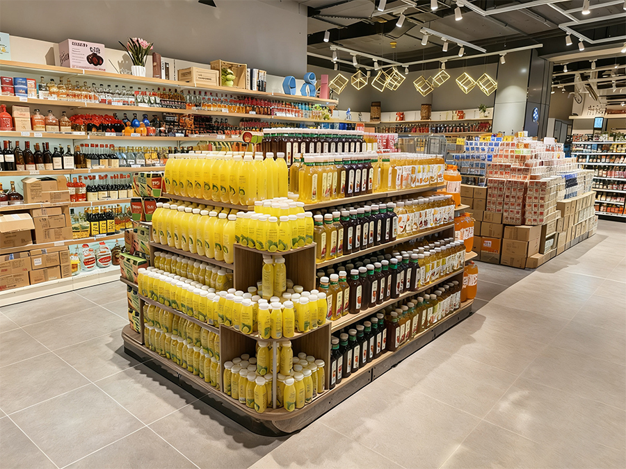 Beverage Shelves for Supermarkets