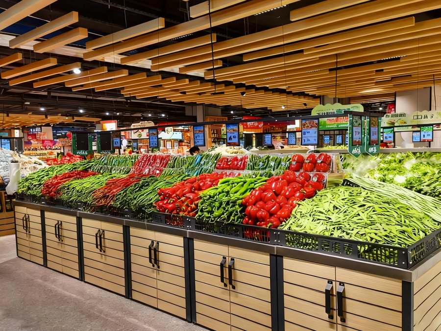 Vegetable Plastic Shelves