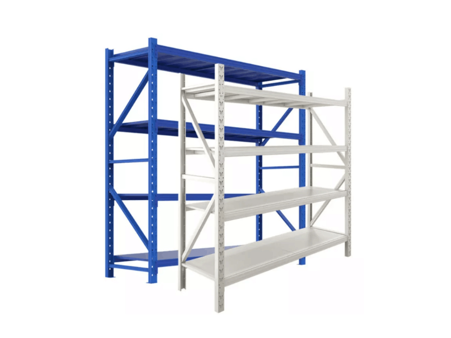 Multi-tier Wooden & Metal Storage Shelf for Home & Small Business