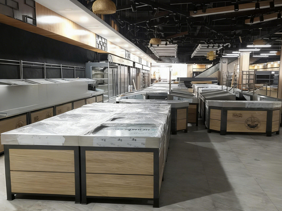 Supermarket Full-Category Shelves