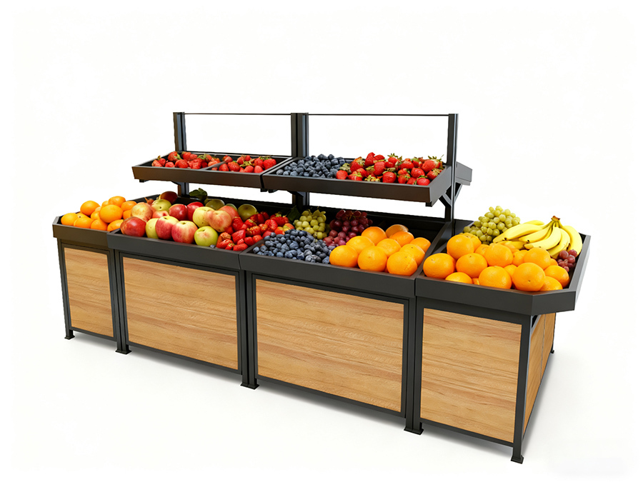 Supermarket Fruit Display Shelf