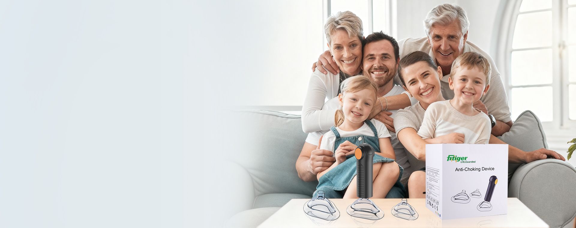 Fitiger EasyPumpVac anti-choking device for whole family safety