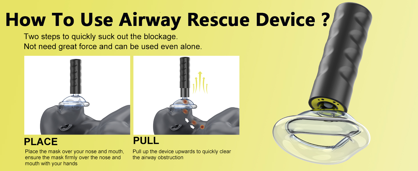 EasyPumpVac emergency airway kit with mask sizes for family use