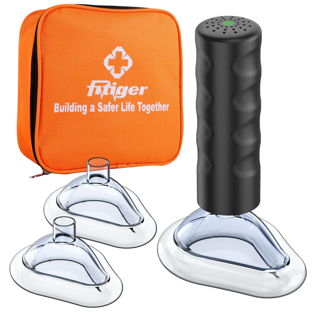 Fitiger EasyPumpVac Portable Vacuum Suction Device ,Airway Suction Device for Children and Adults- Home Kit
