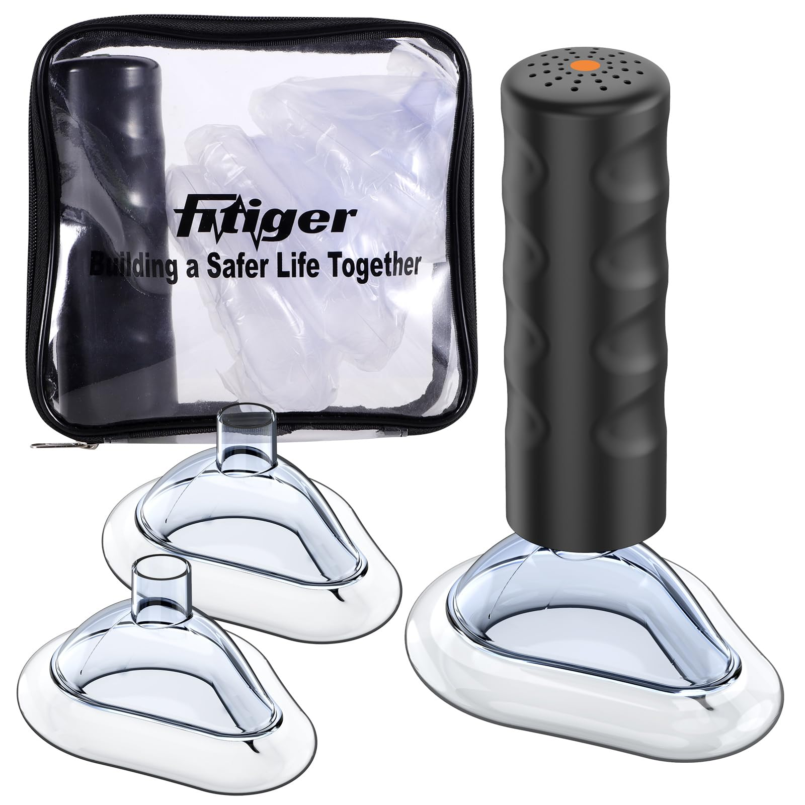 Fitiger EasyPumpVac anti-choking travel kit with portable storage