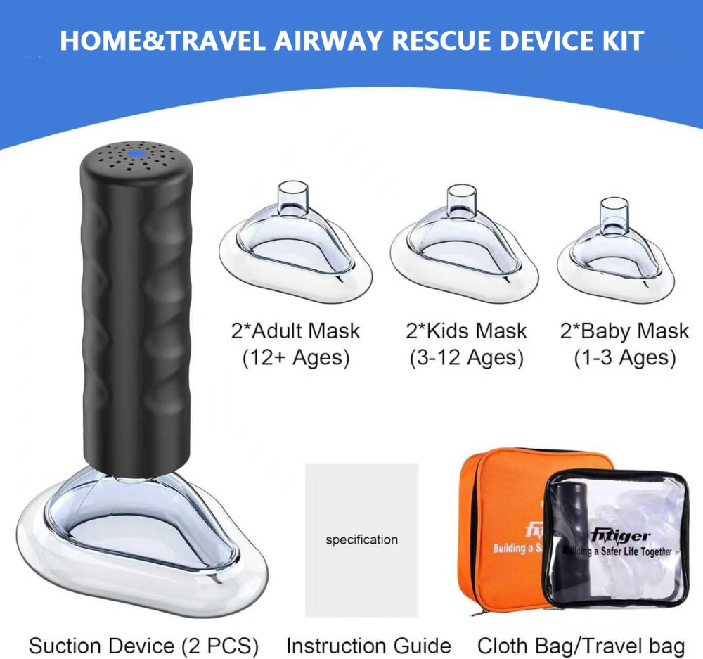 Fitiger EasyPumpVac Portable Vacuum Suction Device , Airway Suction Device for Children and Adults - 2 Pack