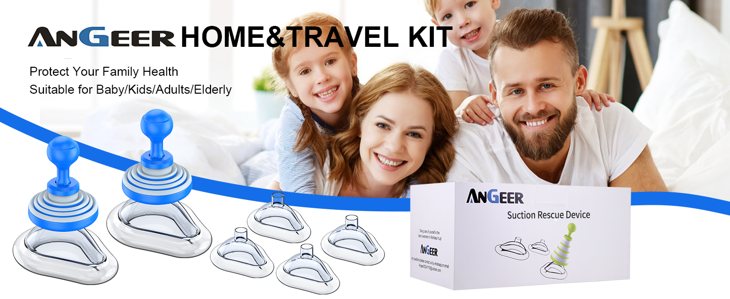 Fitiger FoldPumpVac blue 2-pack anti choking device home and travel kit