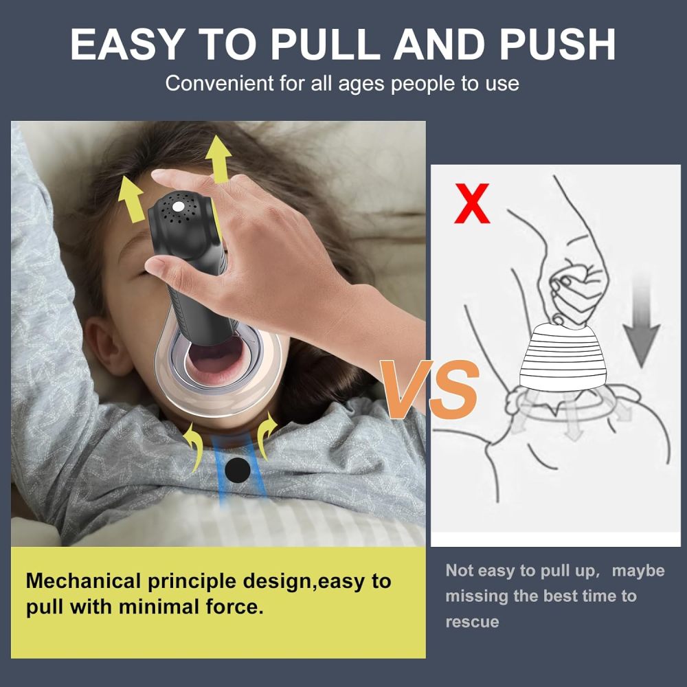 Fitiger EasyPumpVac™ Airway Suction Device (2-Pack)-Yellow