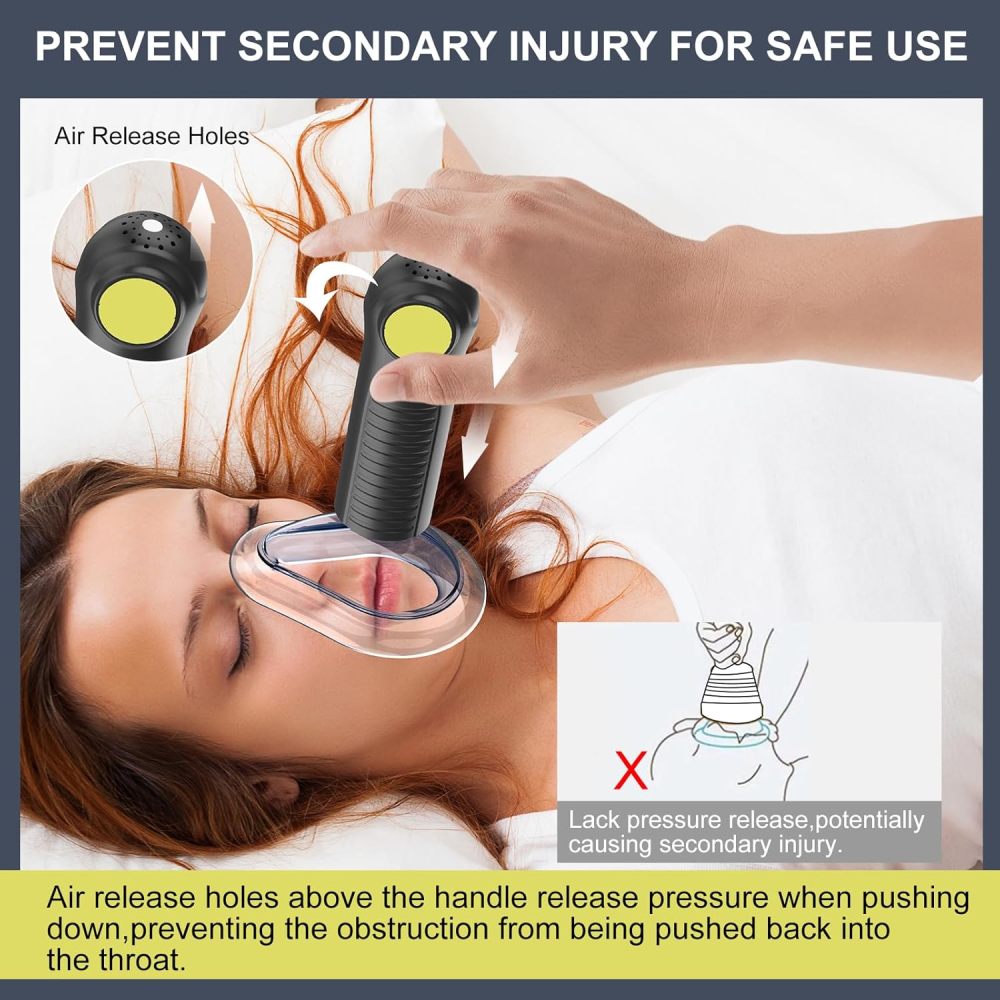 Fitiger EasyPumpVac™ Airway Suction Device (2-Pack)-Yellow