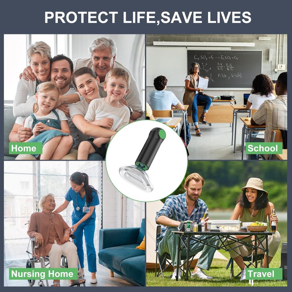 Fitiger EasyPumpVac™ Choking Rescue Device (2-Pack)-Green