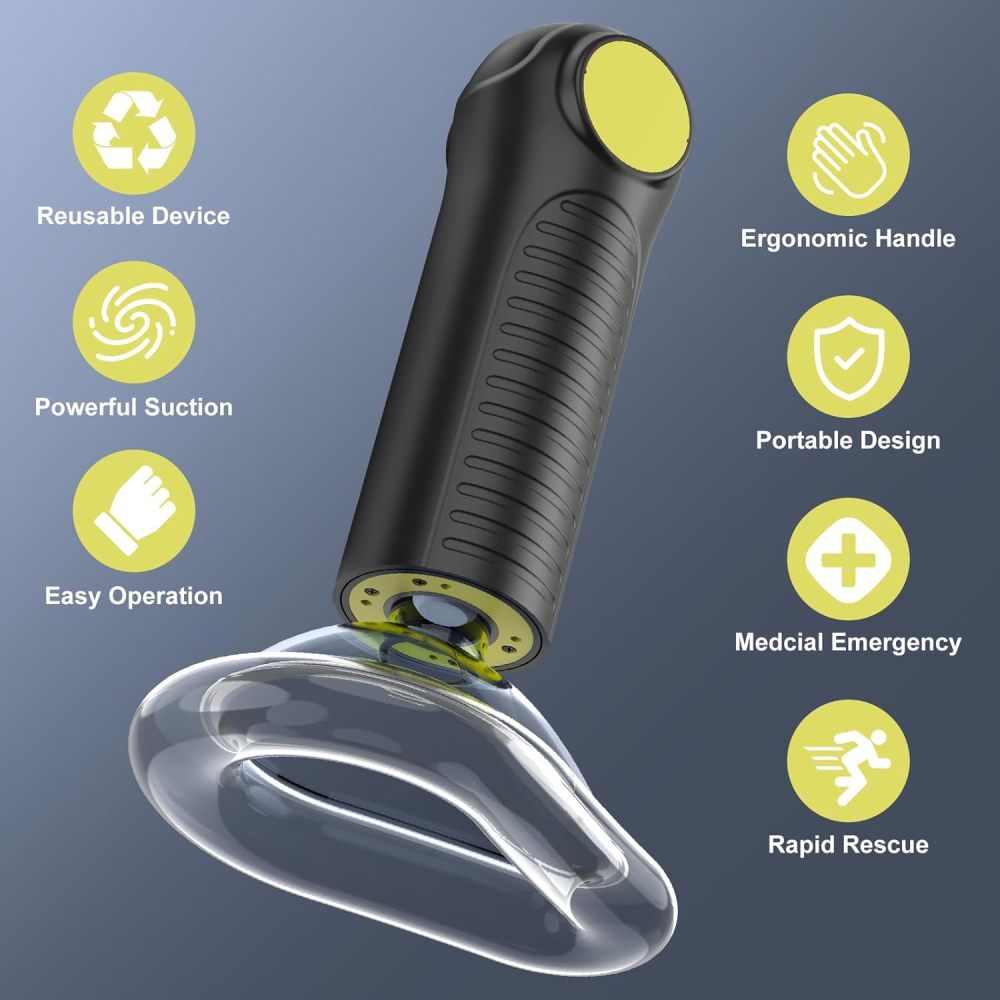 Fitiger EasyPumpVac™ Choking Rescue Device (2-Pack)-Green