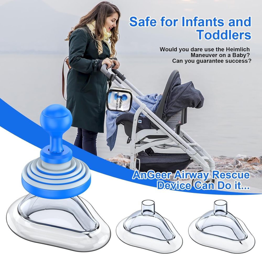 Fitiger FoldPumpVac™ Portable Anti-Choking Kit-Blue