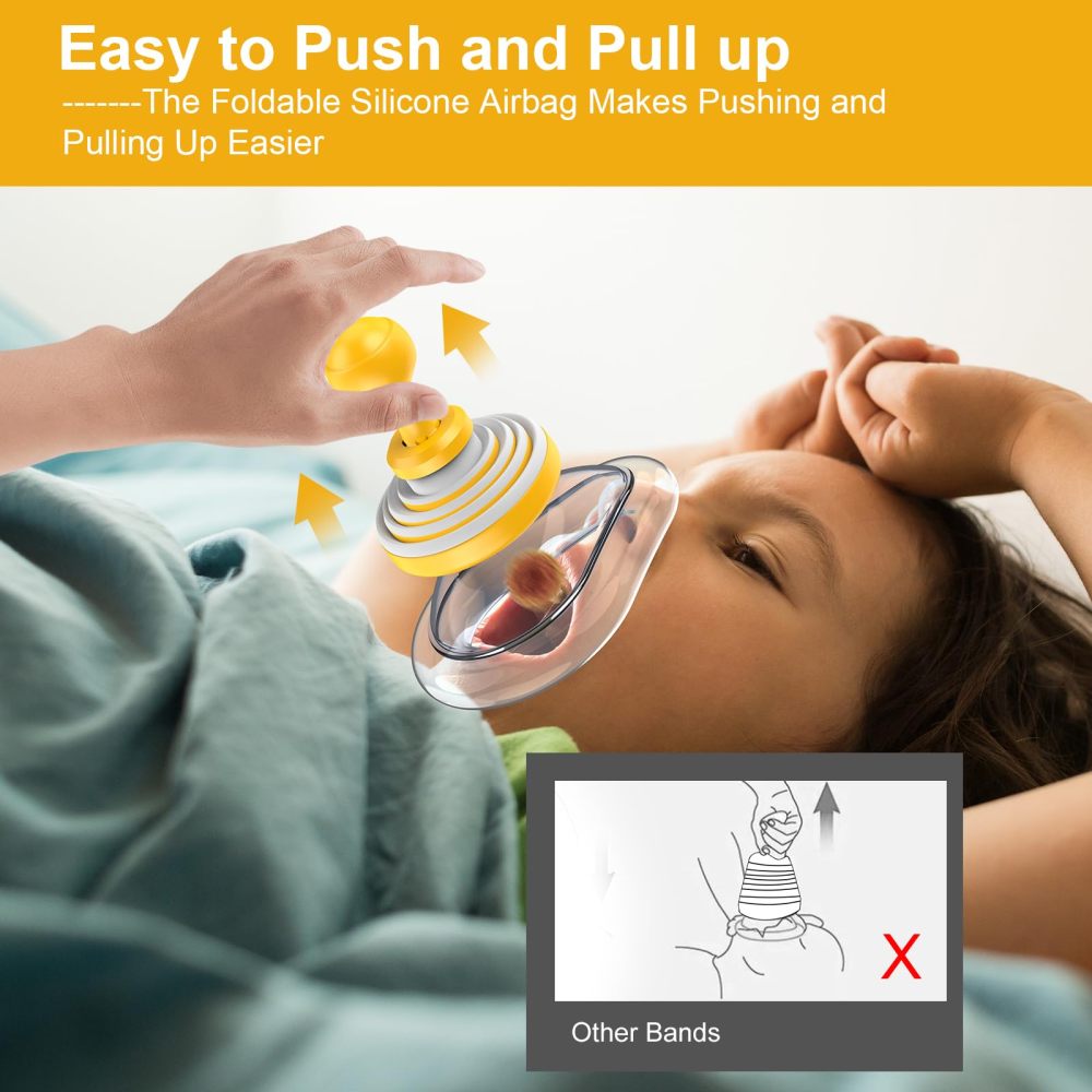 FoldPumpVac orange 2-pack choking rescue device demonstration for easy push and pull use