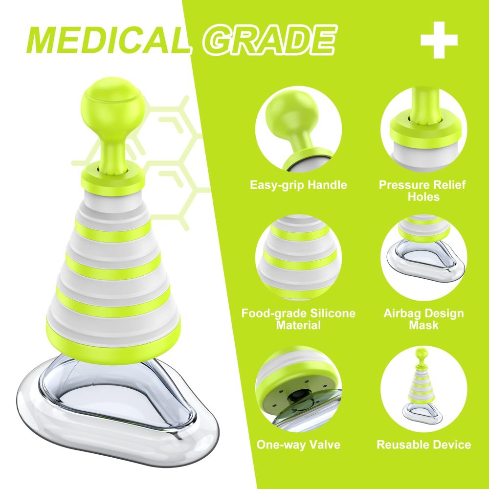 Fitiger FoldPumpVac™ Airway Rescue Device (2-Pack)-Blue