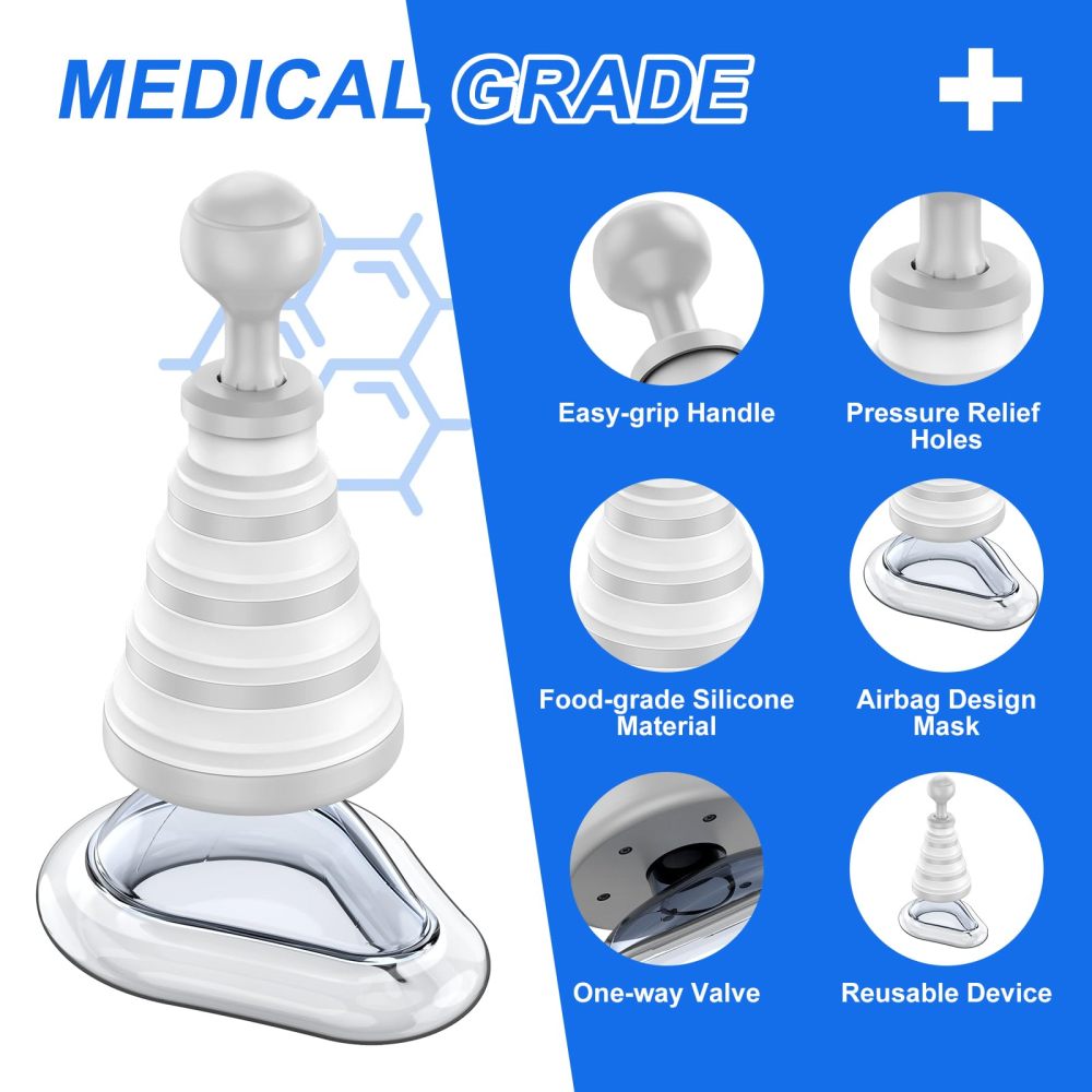 Fitiger FoldPumpVac™ Portable Anti-Choking Kit-Blue