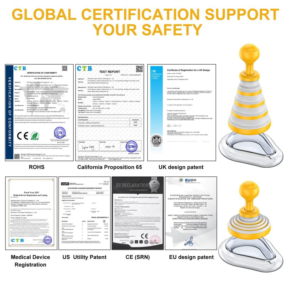 Fitiger FoldPumpVac™ Portable Anti-Choking Kit-Blue