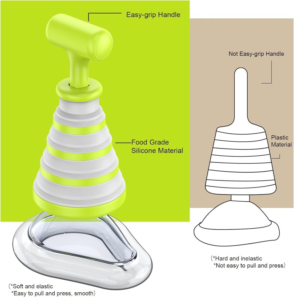 Fitiger FoldPumpVac Collapsible Airway Clearance Device Home Kit,  Frist Aid Kit for Children and Adults,Vacuum Suction Device for Kids and Adults