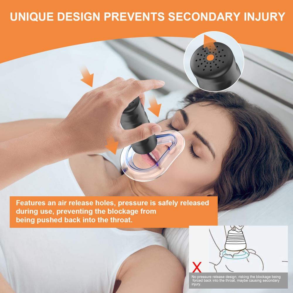 Fitiger EasyPumpVac Portable Vacuum Suction Device ,Airway Suction Device for Children and Adults- Home Kit