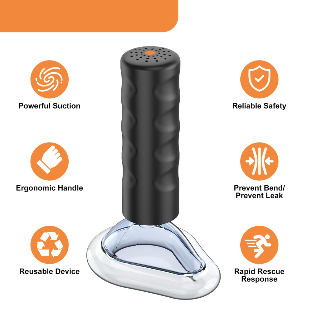 Fitiger EasyPumpVac Portable Vacuum Suction Device ,Airway Suction Device for Children and Adults- Home Kit