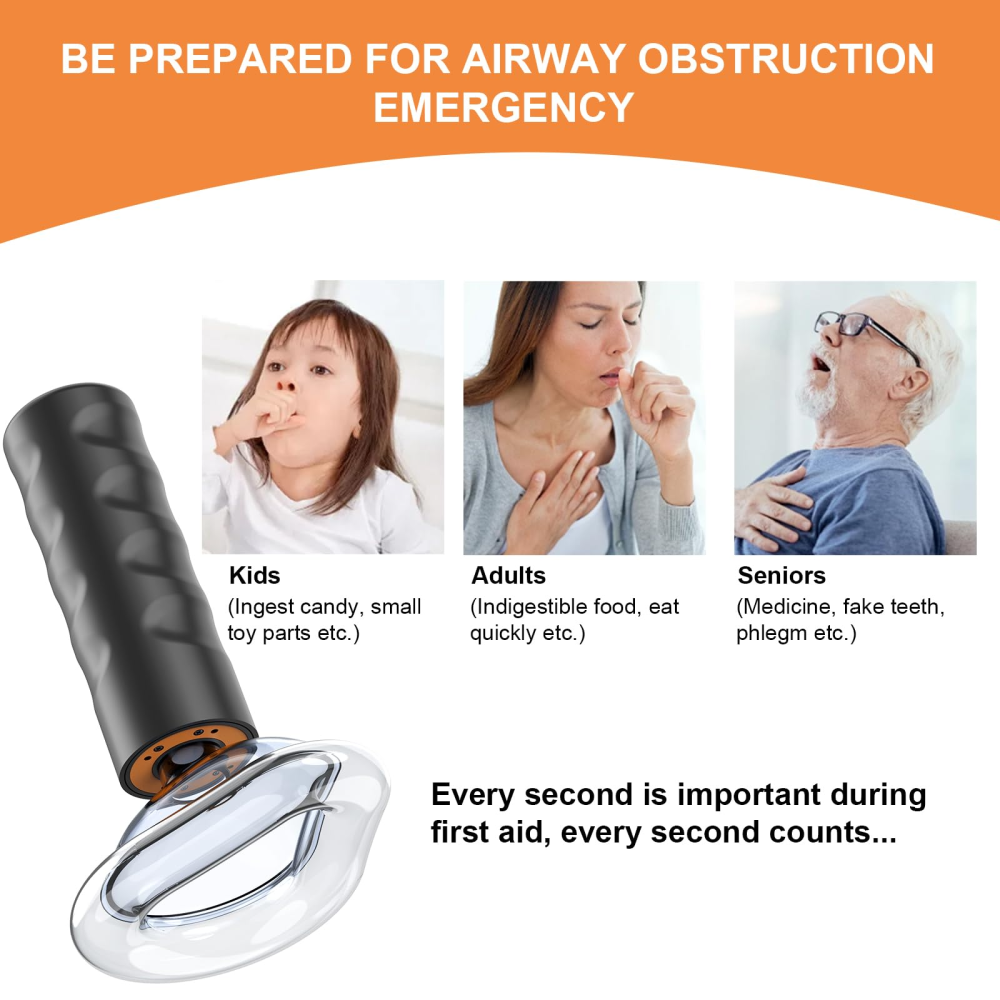 Fitiger EasyPumpVac Portable Vacuum Suction Device , Airway Suction Device for Children and Adults - 2 Pack