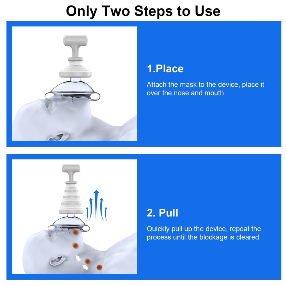 How to use Fitiger FoldPumpVac by placing the mask and pulling the handle