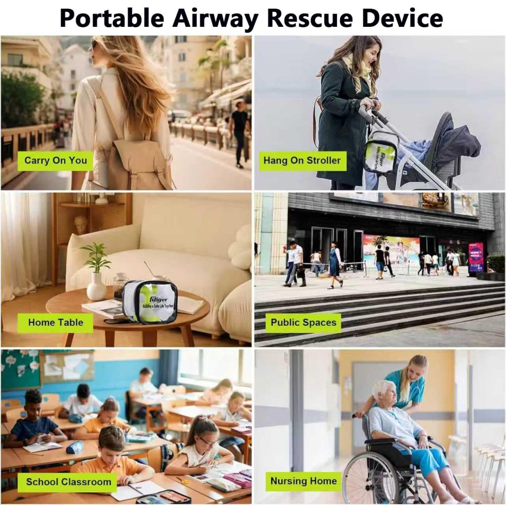 Fitiger FoldPumpVac Collapsible Airway Clearance Device 2 pack, First Aid Kit for Children and Adults, Portable Vacuum Body Suction apparatus