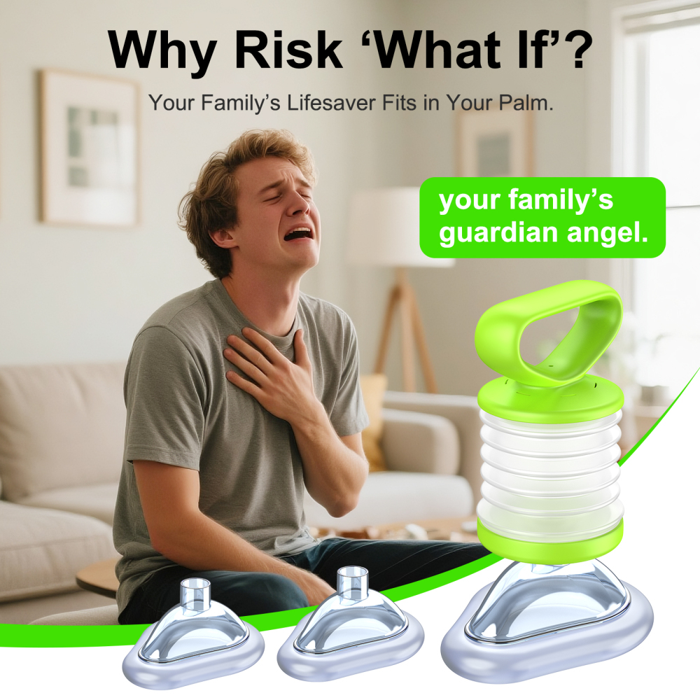 Green LifoVox choking rescue device what-if home emergency readiness image
