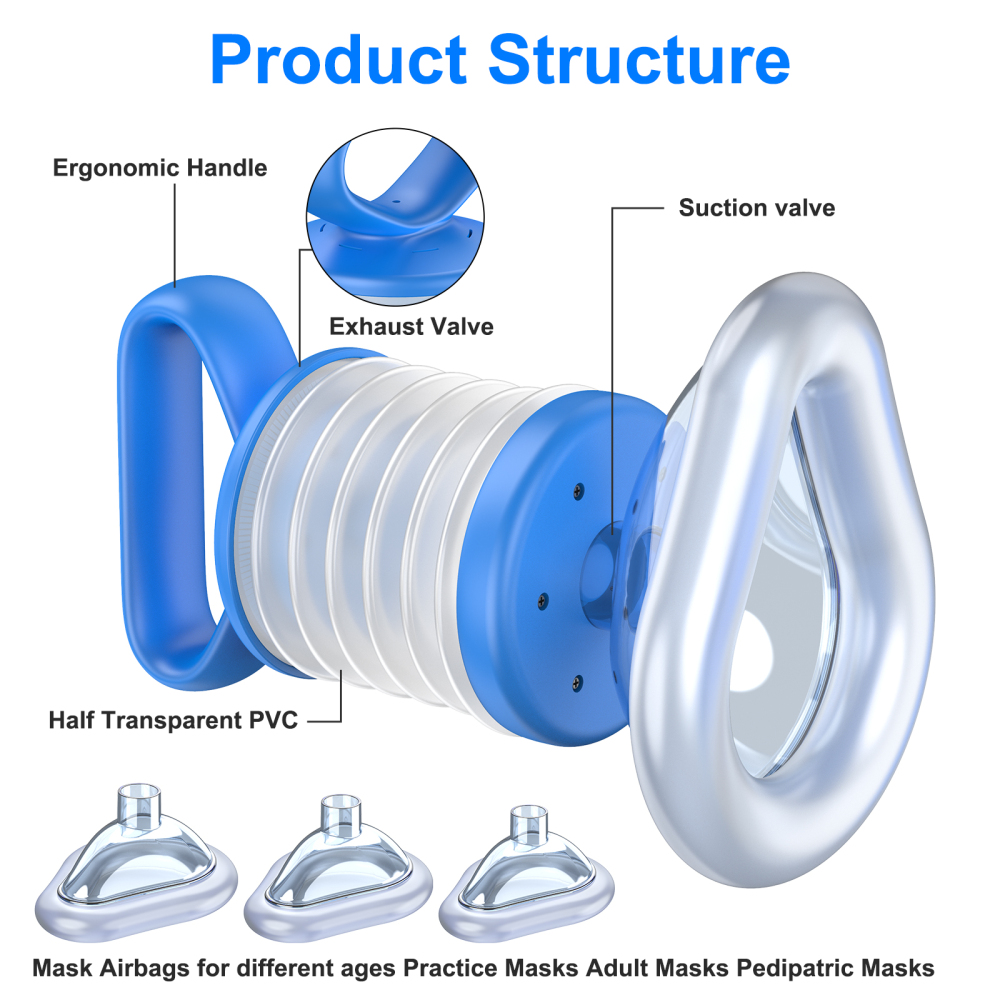 Fitiger ManualPumpVac Vacuum Suction Device ,Airway Suction Device