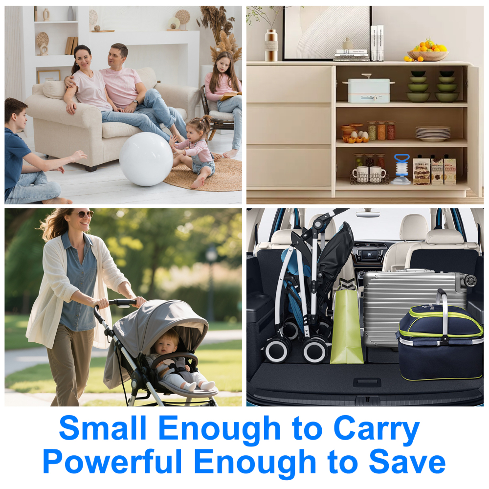 Fitiger ManualPumpVac Vacuum Suction Device ,Airway Suction Device