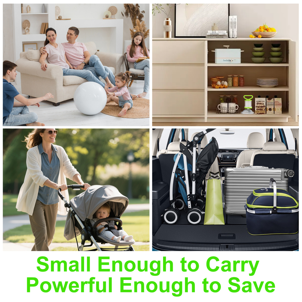 Fitiger ManualPumpVac Vacuum Suction Device ,Airway Suction Device