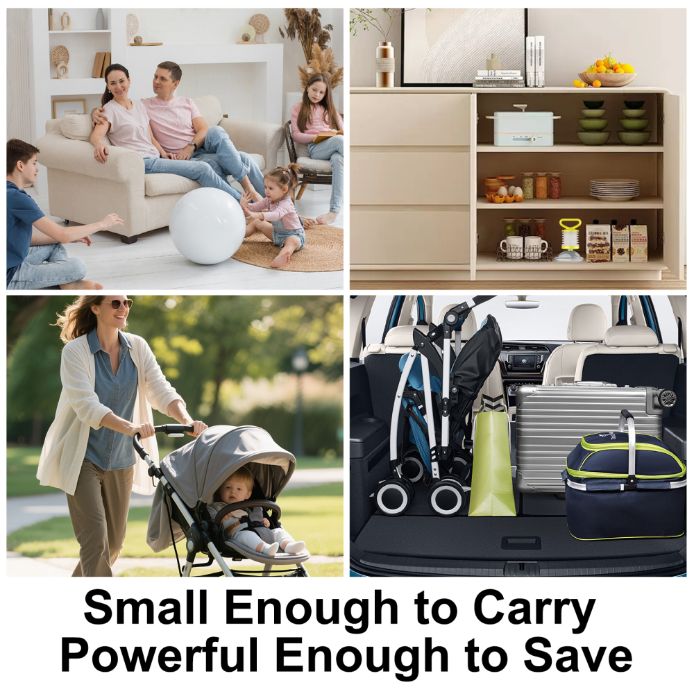 Fitiger ManualPumpVac Vacuum Suction Device ,Airway Suction Device