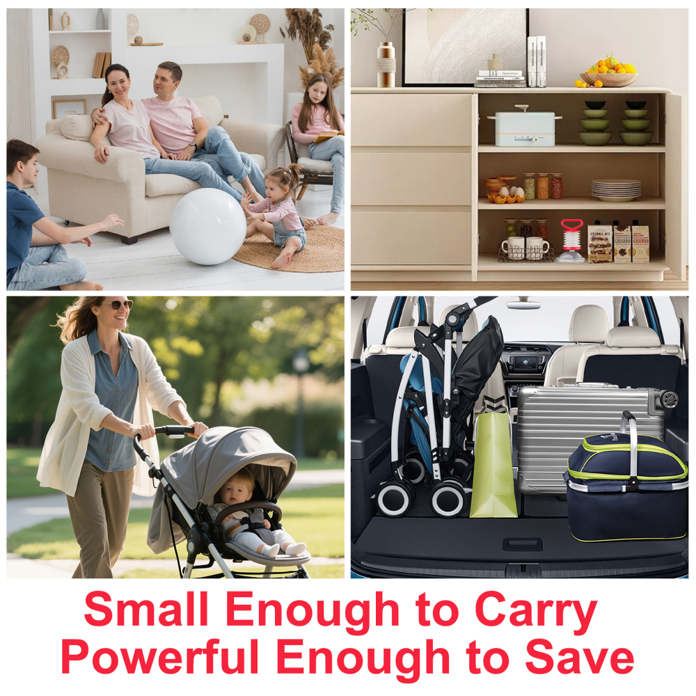 Fitiger ManualPumpVac Vacuum Suction Device ,Airway Suction Device