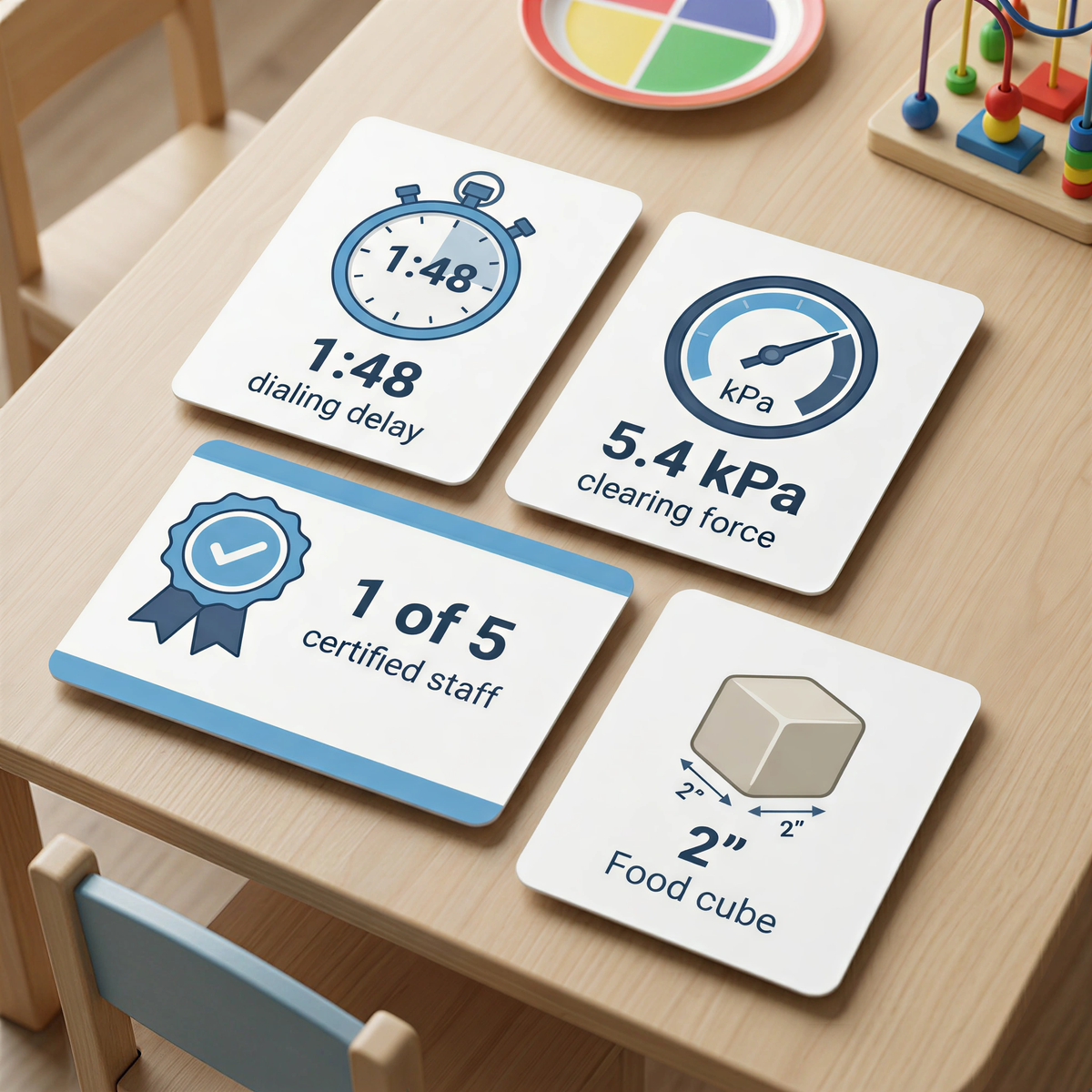 Daycare ftr system variable analysis for school choking safety planning
