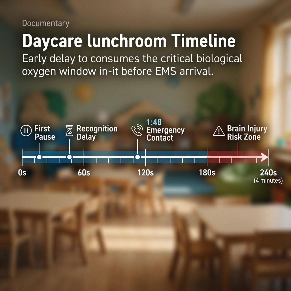 Oxygen window choking response timeline
