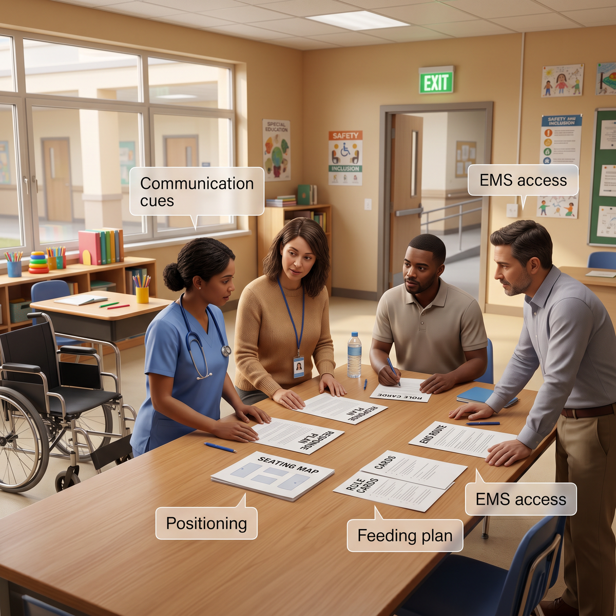 Special education airway planning