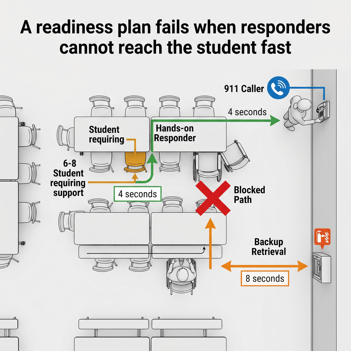 Physical reachability latency audit school for school choking safety planning