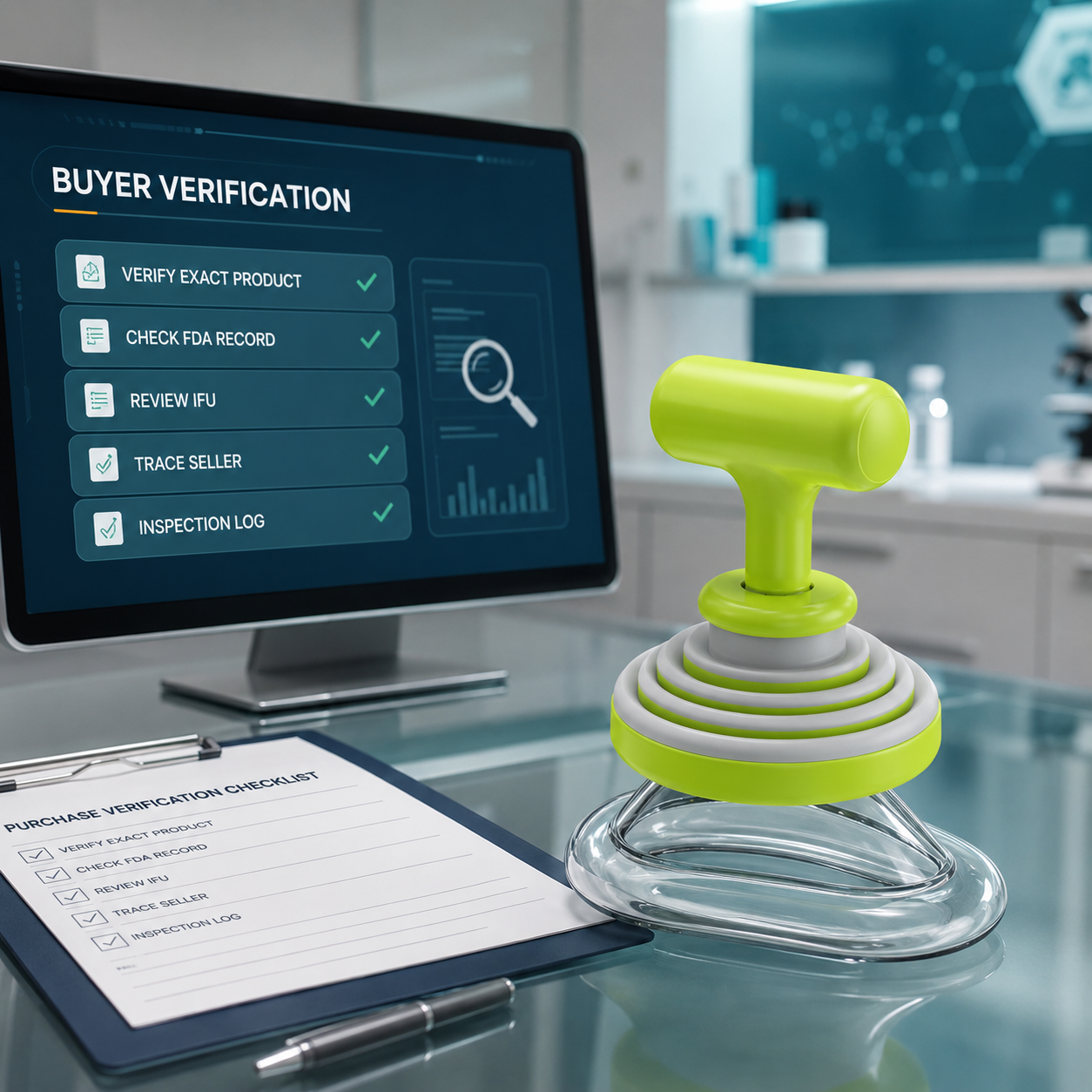 FDA authorized anti choking device buyer verification dashboard