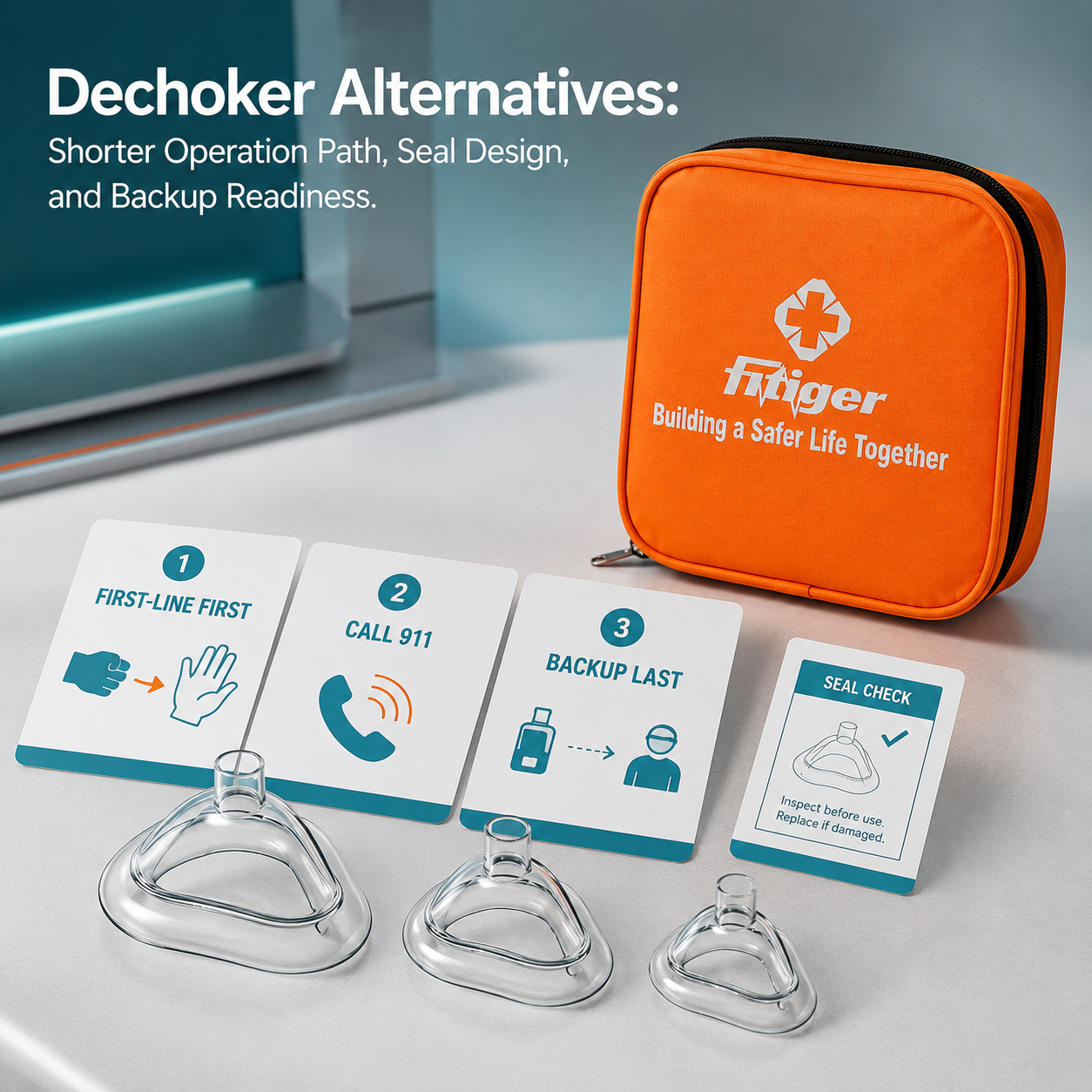 Fitiger shorter operation path sequence with first line rescue and backup last cards