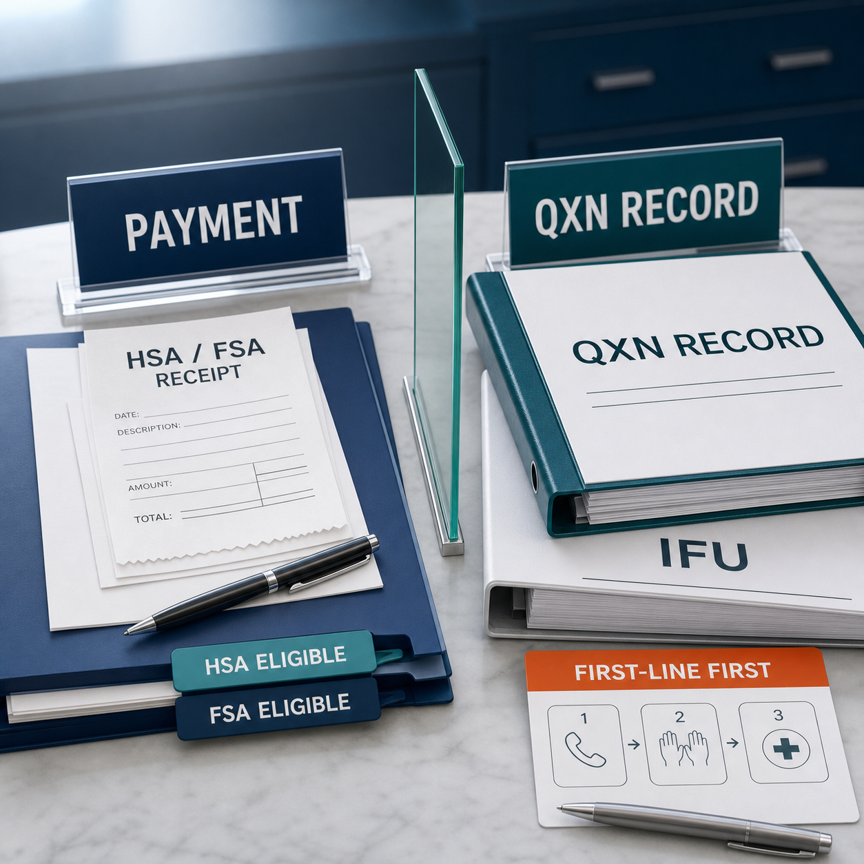 HSA FSA payment eligibility versus QXN regulatory record documents