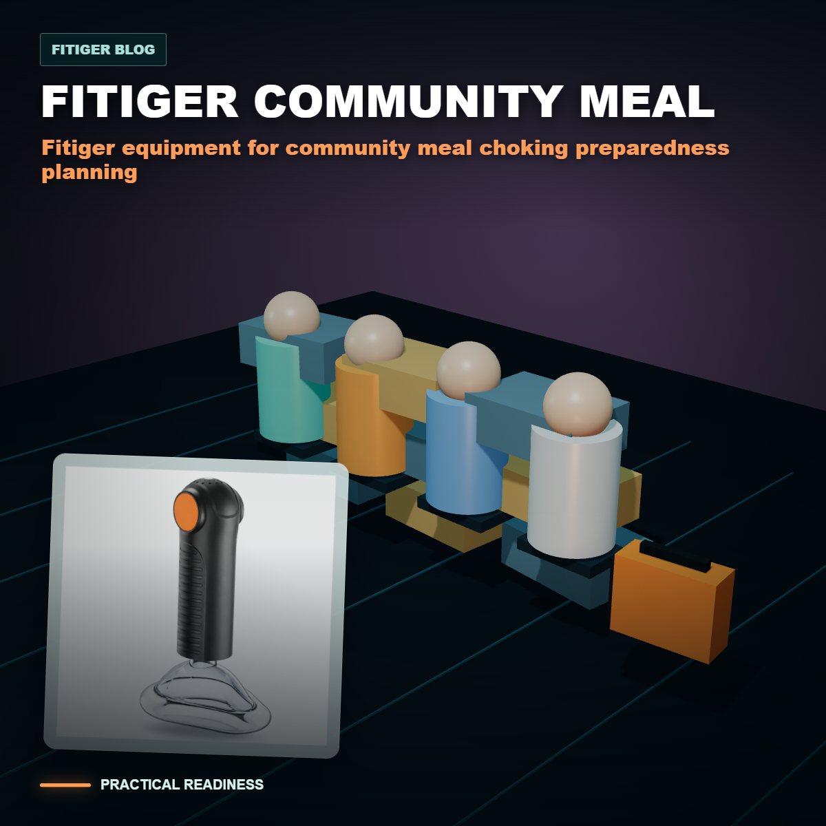 Fitiger product image from Shop All collection for community meal choking preparedness planning