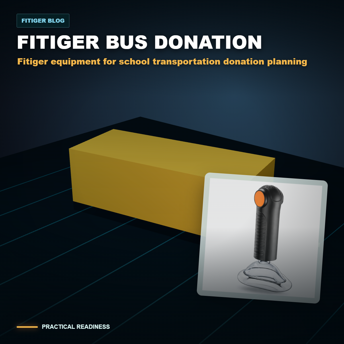 Fitiger airway readiness product image from Shop All collection for school transportation donation planning