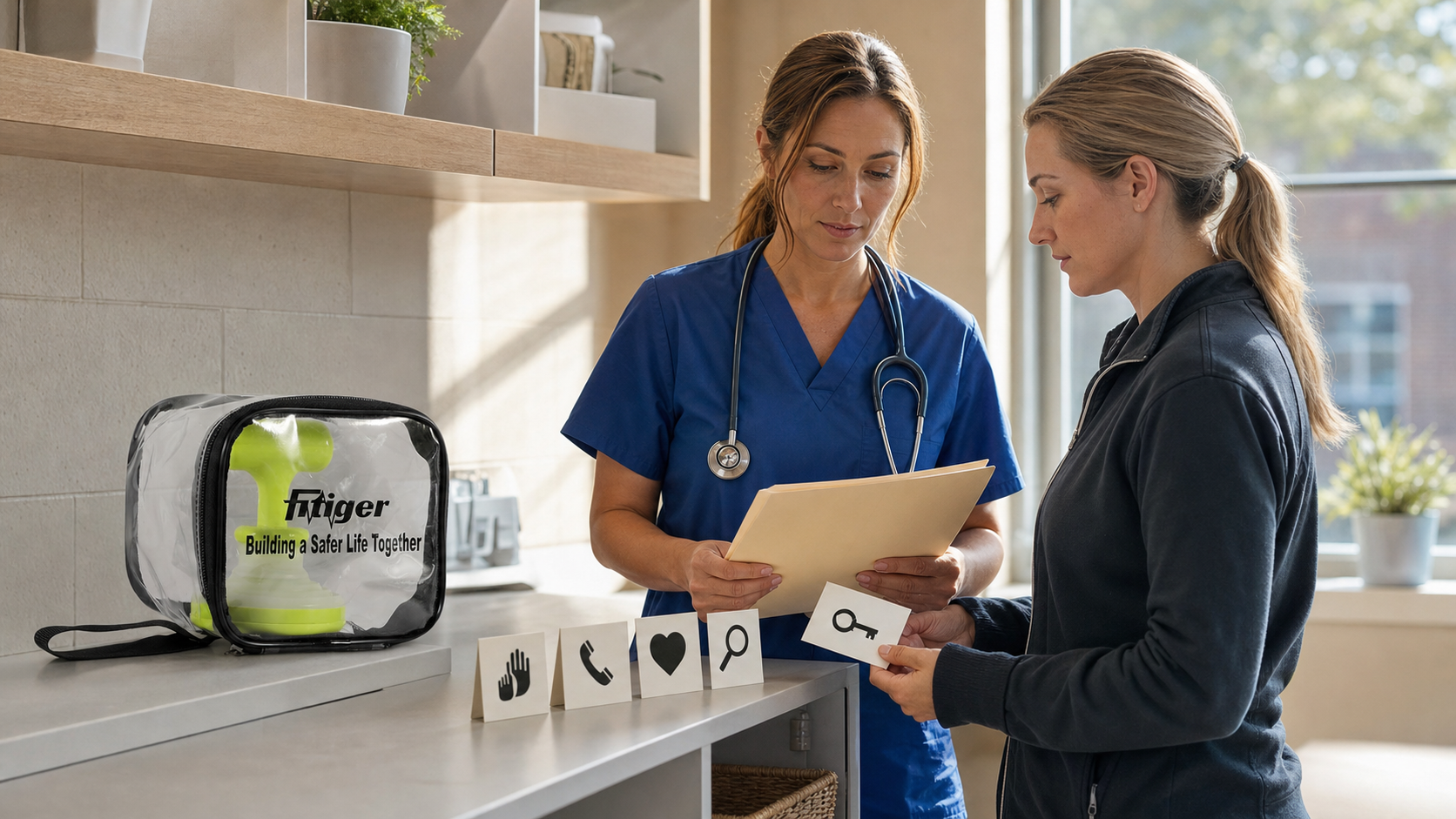 Real FITIGER FoldPumpVac package reviewed after school nomination verification and authorization alongside training, 911, CPR, inspection, and ownership planning