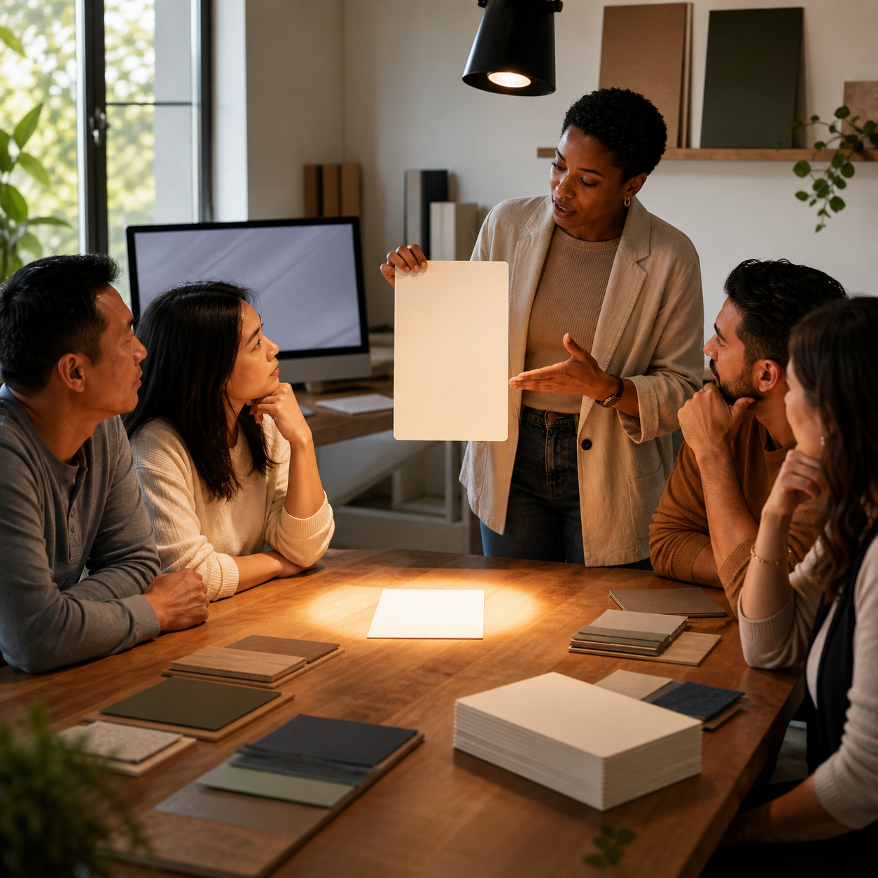 Family buyers discuss the plain-English meaning of a regulatory decision using anonymous evidence cards