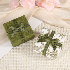Moyi Packaging Manufacturer Premium Bow Jewelry Box Elegant Lift-off Gift Storage Solution