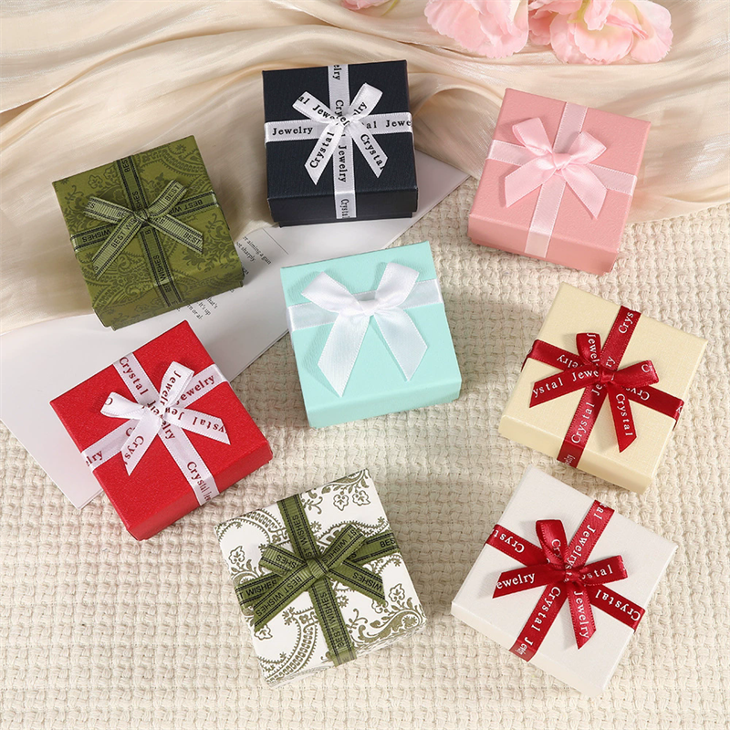 Moyi Packaging Manufacturer Premium Bow Jewelry Box Elegant Lift-off Gift Storage Solution