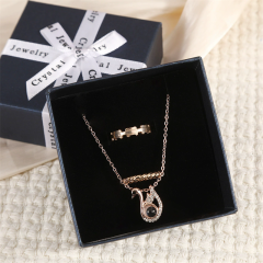 Moyi Packaging Manufacturer Premium Bow Jewelry Box Elegant Lift-off Gift Storage Solution